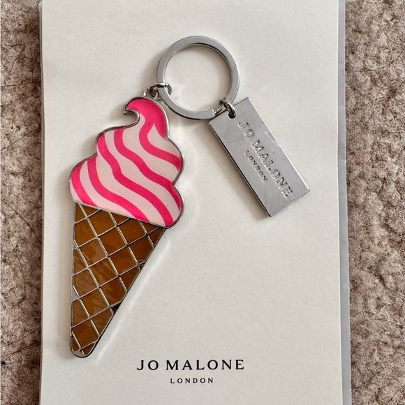 Jo Malone Accessories - New JO MALONE Pink, Brown, and Silver Ice Cream Keychain
